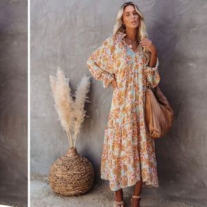 VICI Sutherland Floral Boho Maxi Dress